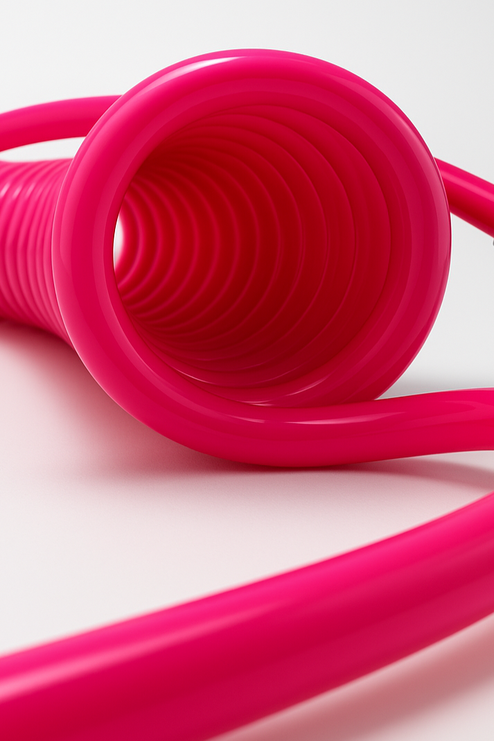 Pink PU Recoil Hose for Auto Repair and Pneumatic Tools